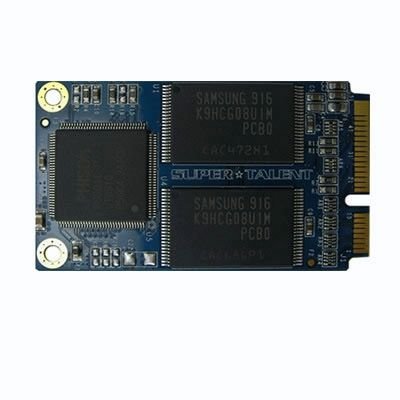 Super Talent 64GB 50mm PATA MLC Half Mini 2 PCIe SSD for Dell Mini 9 / Vostro A90 - FEM64GFDL