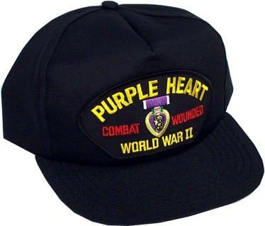 NEW Purple Heart World War II Veteran Ball Cap