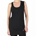 Nike Womens Studio Oversized Dri-FIT Top Black/White