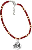 Ohio State Buckeyes Wood Bead Bracelet/Anklet