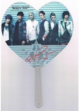 TEENTOP both sides photo with heart-shaped fan