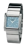 Cobra - CO104/1ACBU- Montre Femme - Quartz Analogique - Bracelet Acier - Cadran Empierr&eacute; Bleu