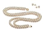 PearlsOnly Blanc 6-7mm AA Eau douce Pearl Parure