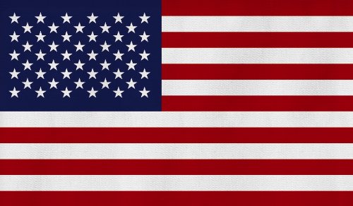 Fahne / Flagge 90 x 150 cm – viele Länder zur Auswahl – mit 2 Messingösen zum Hissen Größe 90×150 Farbe USA
