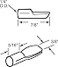 Prime-Line Products U 9150 Shelf Support Peg, 1/4-Inch, Nickel Plated Metal,(Pack of 8)