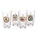 Guinness Assorted 16 oz. Vintage Ad Pub Pint Beer Glass, Set of 4