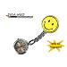 Schwesternuhr Smiley gelb mit Clip Krankenschwesteruhr Krankenschwesternuhr Schwesternuhren Damenuhr Herrenuhr mit Clip Original Tiga-Med Qualit�t