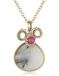 Depyc "Candies From Earth" Tourmalinated Quartz Pendant Necklace