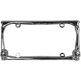 Buy Chrome Skull License Plate Frame by Custom Accessories