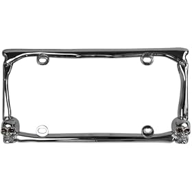 Buy Chrome Skull License Plate Frame by Custom Accessories now!