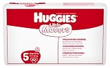 Huggies Little Movers Diapers, Size 5, 168 Count
