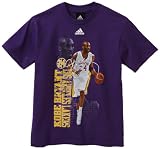 NBA Youth Los Angeles Lakers Kobe Bryant Short Sleeve Tee "Photo Player Tee" - R8A36Opka (Purple, Medium)