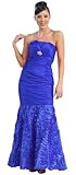 IMAGE OF Strapless Elegant Mermaid Gown Formal Prom Dress #7020 (20, Royal Blue)