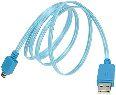Visibleyoaoo® Buy 3 Get 4 Micro USB LED Charger, Light up Charging Cable Visible Current Smart Charger & Sync Cable for Samsung Galaxy S3 S4 S2 HTC Blackberry Android Smartphones, Tablets, Sony 3ft/1m (Blue)