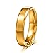 Areke 6mm Titanium Mens Wedding Band Rings,Women Matte Polished Engagement Finger Ring Size 6-14 Set of 3 Item Length 6.5