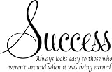 Success Always Looks Easy Vinyl Wall Art Decal