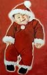 Santa's Little Helper Christmas Baby Costume - Size Large (6-12 Months)