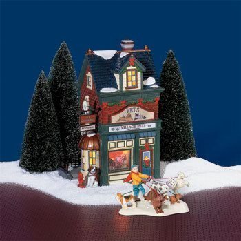Department 56 Snow Village Pet Sales & Service