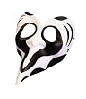 Black and White Zebra Mask - Adult Std.