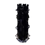 IMAGE OF Lazy Susan Tall Thorn Glass Vase, Black