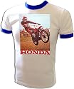 Vintage Honda 1974 RC Works Motocross Original Gaylon Mosier Custom Motorcycle T-Shirt
