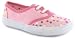Princess Stardust "Sally" Girls Canvas Fashion Pumps With Elasticated Laces - Pink
