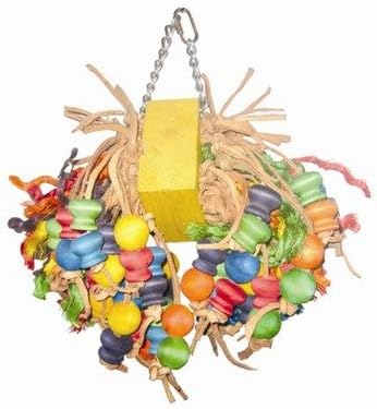 A&E Cage Co.Medium Cluster with Hanging Wood Balls