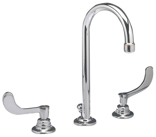 American Standard 6532.170.002 Monterrey Widespread Gooseneck Lavatory Faucet with Metal Grid Drain, Chrome