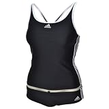 Adidas Womens Infinitex Tankini Swimsuit - Black -V34929