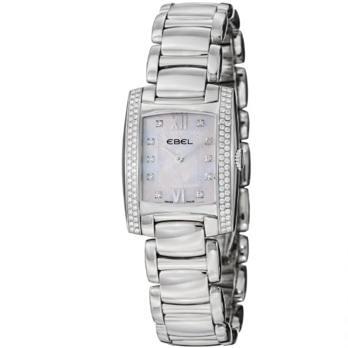 Ebel Brasilia Ladies Stainless Steel Diamond Watch 9976M28/9830500