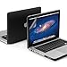 GMYLE 3 in 1 Bundle Soft-Touch Frosted Hard Case for Macbook Pro 13 inch with CD-ROM (Model: A1278) with Keyboard Cover and Screen Protector - Black