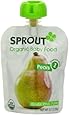 Sprout Organic Foods, Stage 1 Pouch, Pears, 3.17 Ounce (Pack of 5)