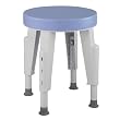 Bath+Safe Swivel Adjustable Shower Seat - White
