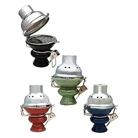 Hookah Combo Bowl with Lid Cover Light Blue