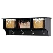 Sonoma Entryway Shelf in Black Finish By Prepac Furniture