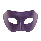 Purple Venetian Masquerade Mask ~ Mardi Gras Masks (STC12916)