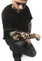 Black Dragon Temporary Tattoo Sleeves