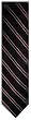 Men's Tommy Hilfiger Necktie Neck Tie Silk Black, Deep Red & Silver