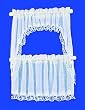 Miniature Demi White Curtains by Barbara O'Brien