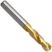 YG-1 D4148 High Speed Steel Screw Machine Drill Bit, TiN Finish, Straight Shank, Slow Spiral, 135 Degree, #23 Size, 2-1/16" Length (Pack of 1)