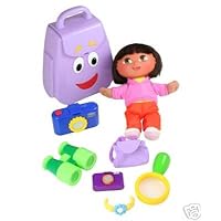 Lets Explore with Dora GIFT SET Dora Surprise and Talking Backpack