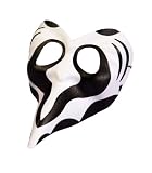 Black and White Zebra Mask - Adult Std.