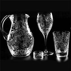 finch color glassware by artel