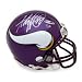 Adrian Peterson Autographed/hand Signed Minnesota Vikings Mini Helmet UDA
