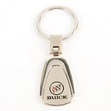 Buick Metal Key Chain Keyring Ring Bullet Silver by Buick