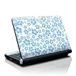 Turquoise Hibiscus Design Decorative Skin Decal Sticker for Lenovo IdeaPad S10 Netbook Laptop Computer