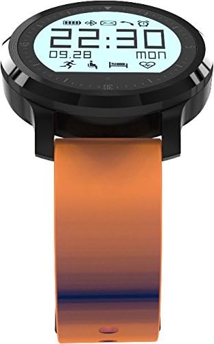 Invtepy® IP67 Waterproof F68 Touch Screen Smart Watch Sports Watch Call Message Reminder Heart Rate Detection Pedometer Sleep Monitoring Sedentary Remind Alarm Clock For Andirod iphone (orange)