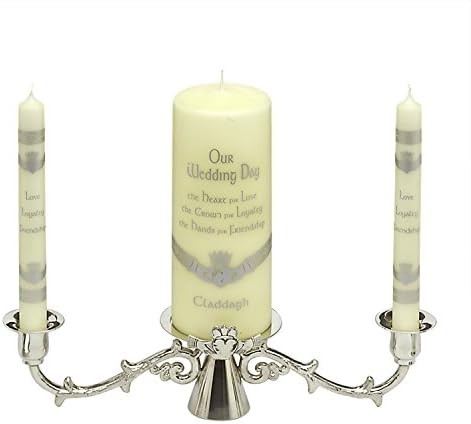 Claddagh Unity Wedding Candlestick