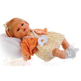 POUPEE BEBE JOUET ANTONIO JUAN REBORN 30 cm 9011 ORANGE