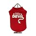 FouFou Dog Slogan Tank Pet T-Shirt, Small, Little Devil